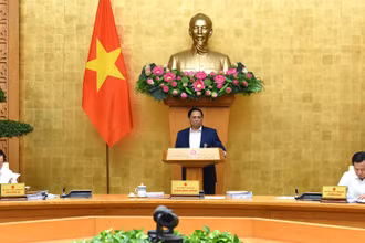 Thủ tướng Phạm Minh Chính dự và phát biểu tại phiên họp Chính phủ thường kỳ tháng 8.