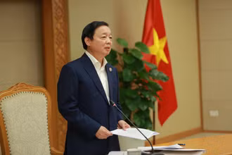 Phó Thủ tướng Trần Hồng Hà phát biểu tại cuộc họp. (Ảnh: VGP)