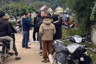 Khu vực xóm Xuân Phú, xã Đồng Thành, nơi xảy ra án mạng.