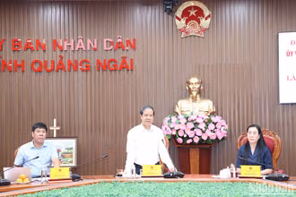 Bộ trưởng Giáo dục và Đào tạo Nguyễn Kim Sơn phát biểu tại buổi làm việc.