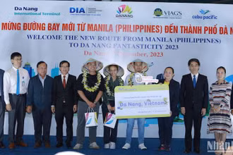Đà Nẵng đón chuyến bay đầu tiên từ Manila, tối 7/12.