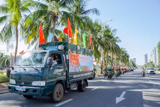 Đà Nẵng ra mắt mô hình "Phối hợp tuần tra bảo đảm an ninh trật tự du lịch biển". 