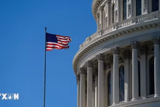 Tòa nhà Quốc hội Mỹ tại Washington, D.C. (Ảnh: THX/TTXVN)