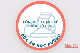 Còn nhiều hạn chế trong tổ chức bữa ăn học đường