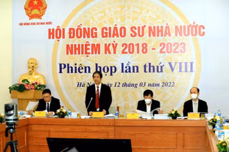 Hội đồng Giáo sư Nhà nước họp xét công nhận đạt tiêu chuẩn chức danh Giáo sư, Phó Giáo sư 2021
