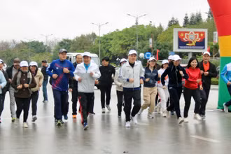 Ngày chạy Olympic vì sức khỏe toàn dân 2025.