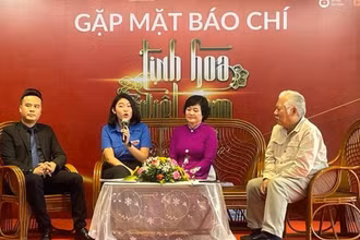 Đại diện Ban tổ chức và ê-kíp sáng tạo chia sẻ về nội dung chương trình.