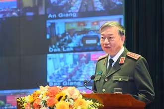 Bộ trưởng Tô Lâm phát biểu tại hội nghị.