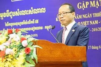 Ông Chay Navuth, Đại sứ Vương quốc Campuchia tại Việt Nam. (Ảnh: TTXVN phát)