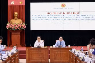 Hội thảo “Chia sẻ kinh nghiệm triển khai Đề án hỗ trợ học sinh, sinh viên khởi nghiệp đến năm 2025 và định hướng xây dựng các nhiệm vụ, giải pháp trong giai đoạn 2026-2035” của Bộ Giáo dục và Đào tạo.