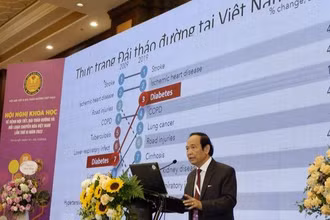 GS, TS Trần Hữu Dàng nhấn mạnh tần suất mắc bệnh đái tháo đường đang gia tăng rất nhanh.
