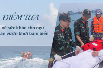 Điểm tựa về sức khỏe cho ngư dân vươn khơi bám biển