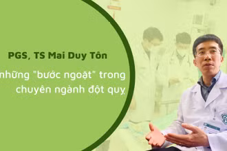 PGS, TS Mai Duy Tôn và những "bước ngoặt" trong chuyên ngành đột quỵ