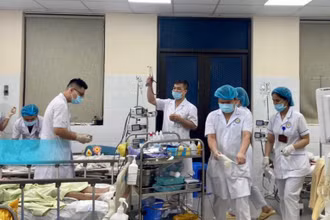 Cấp cứu bệnh nhân ngộ độc lá ngón.