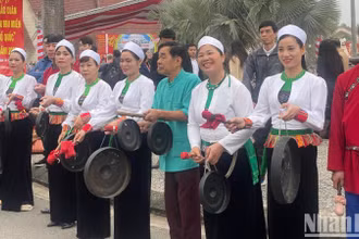 Tái hiện nhiều lễ hội trong dịp nghỉ lễ tại Làng Văn hóa-Du lịch các dân tộc Việt Nam