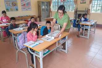 Điểm trường Cao Lù, Trường tiểu học Ca Thành, huyện Nguyên Bình, tỉnh Cao Bằng đã ổn định việc dạy và học.