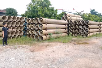 Hàng nghìn mét đường ống của dự án chưa được lắp đặt.
