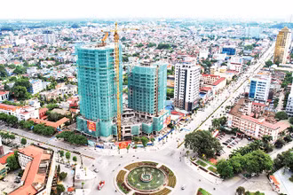 Một góc thành phố Thái Nguyên.