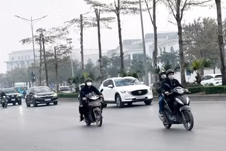 Không khí lạnh tăng cường ở Bắc Bộ. )Ảnh: Đ.T)