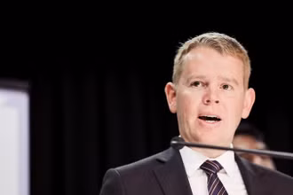 Bộ trưởng Chris Hipkins được cho là ứng viên sáng giá nhất thay bà Ardern. Ảnh: AP