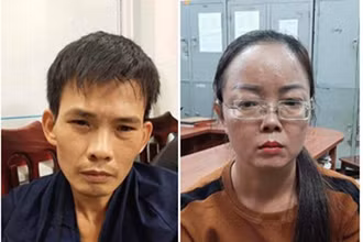 Đối tượng Bùi Tiến Hải và Lê Hồng Vân.