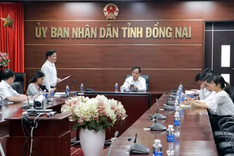 Tổ công tác xử lý dự án chậm triển khai tỉnh Đồng Nai họp vào chiều 10/4.