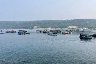 Một góc xã đảo Thổ Châu, thành phố Phú Quốc (Kiên Giang).