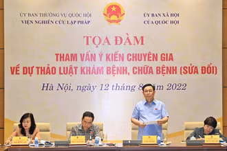 Tọa đàm tham vấn ý kiến chuyên gia dự thảo Luật khám bệnh, chữa bệnh (sửa đổi).