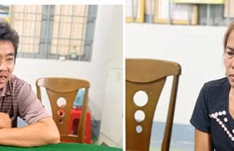 Hai đối tượng Lê Văn Danh và Nguyễn Thị Lệ.