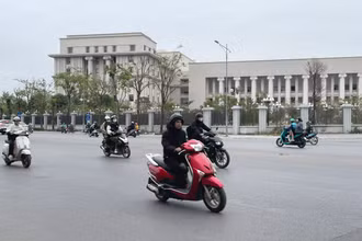 Không khí lạnh đang tăng cường ở miền bắc. Ảnh: Đ.T