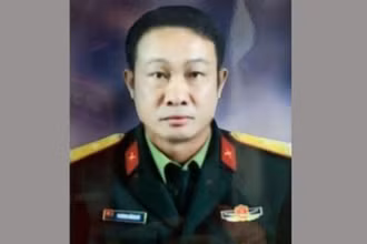 Trung tá Trương Hồng Kỳ. (Ảnh tư liệu của Ban Chỉ huy quân sự thị xã Sông Cầu).