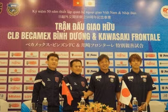 Đại diện Câu lạc bộ Becamex Bình Dương và Câu lạc bộ Kawasaki Frontale cho biết hai đội sẽ cống hiến một trận đấu hấp dẫn cho người hâm mộ.