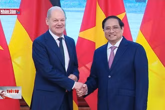 Thủ tướng Phạm Minh Chính đã hội đàm với Thủ tướng Olaf Scholz