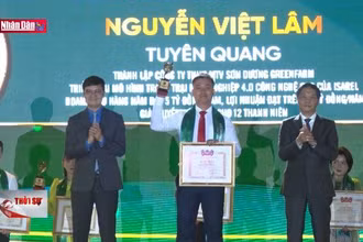 32 nhà nông trẻ xuất sắc giành Giải thưởng Lương Định Của lần thứ 17