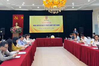 Quang cảnh buổi Tọa đàm. 