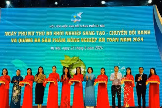 Ngày Phụ nữ Thủ đô khởi nghiệp sáng tạo - chuyển đổi xanh. 