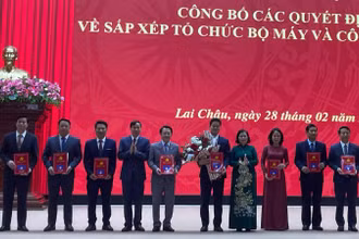 Sau sáp nhập hợp nhất, Ủy ban nhân dân tỉnh Lai Châu còn 14 cơ quan chuyên môn.