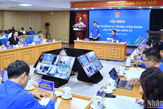 Hội nghị Ban Thường vụ Trung ương Đoàn lần thứ 8 khóa XII diễn ra tại Hà Nội.