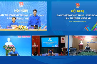 Hội nghị diễn ra theo hình thức trực tiếp kết hợp trực tuyến.