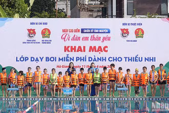 Khởi động hàng loạt công trình chăm lo thiếu nhi cả nước