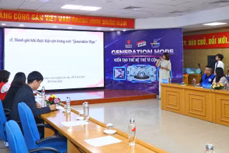 Ứng dụng Generation Hope được giới thiệu tại Lễ ra mắt.