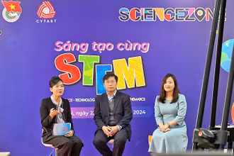Các diễn giả tại chương trình "Science zone" năm 2024.