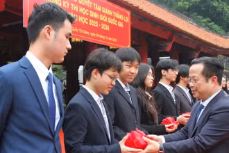 Học sinh Hà Nội tham dự kỳ thi học sinh giỏi quốc gia năm học 2023-2024.
