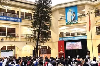 Quang cảnh lễ khai mạc kỳ thi.
