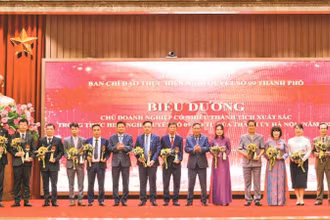 Lãnh đạo Thành ủy gặp mặt, biểu dương chủ doanh nghiệp tiêu biểu trong thực hiện Nghị quyết số 09-NQ/TU.