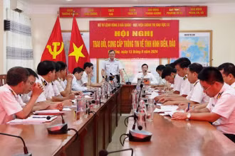 Hội nghị trao đổi cung cấp thông tin về tình hình biển, đảo giữa Vùng 3 Hải quân và Học viện Chính trị Khu vực 3.
