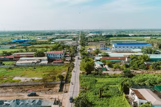 Một góc đô thị huyện Củ Chi.