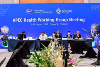 Hội nghị Các quan chức cấp cao APEC về nhóm làm việc y tế. (Ảnh: Bộ Y tế Thái Lan)
