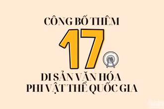 [Infographic] Thêm 17 di sản vào danh mục Di sản văn hóa phi vật thể quốc gia