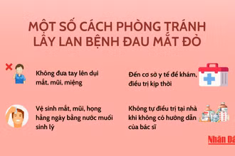 Một số cách phòng tránh lây lan bệnh đau mắt đỏ